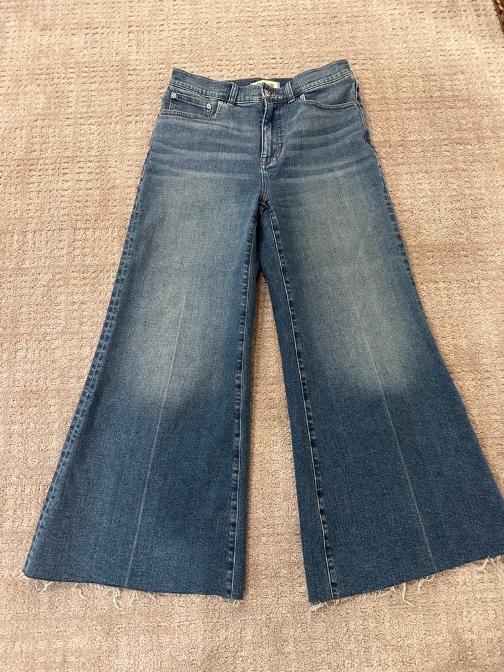 Madewell Flared wide-leg  High-Rise Women's Jeans in Medium Blue